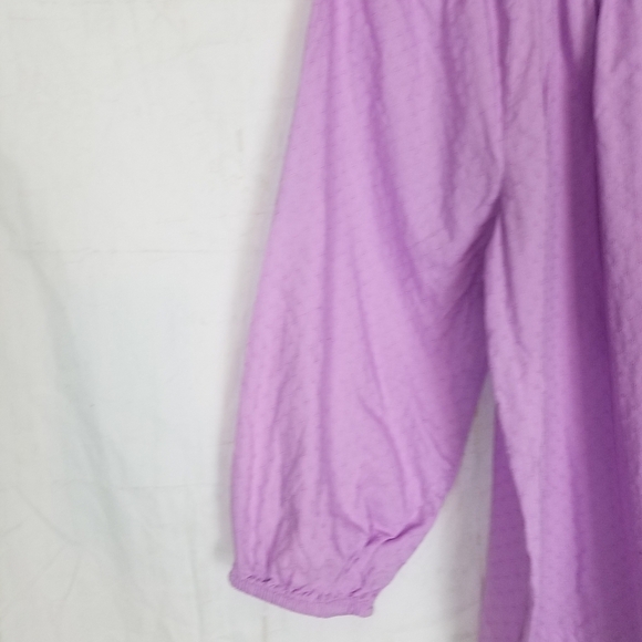 Sonoma ruffle sleeve peasant top - Picture 5 of 9